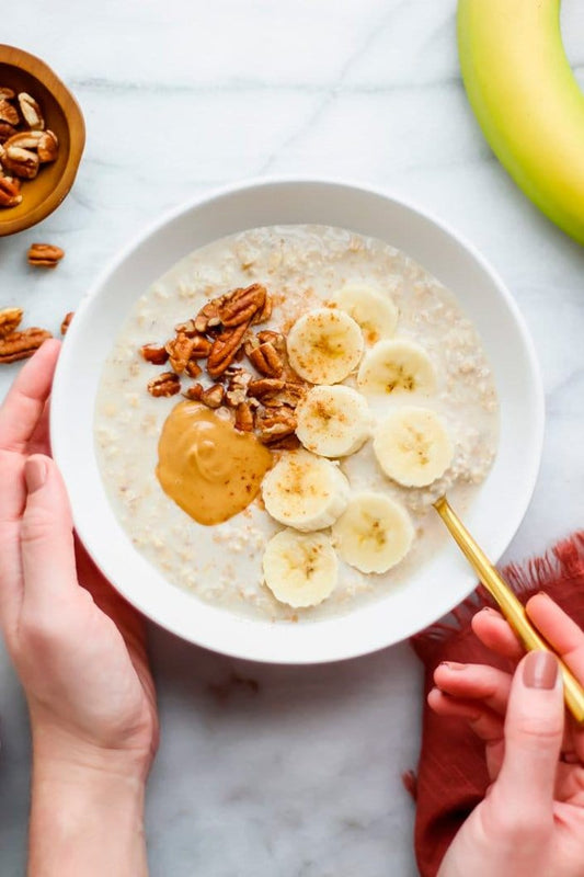 Avena Treasnochada de Pan de Banano