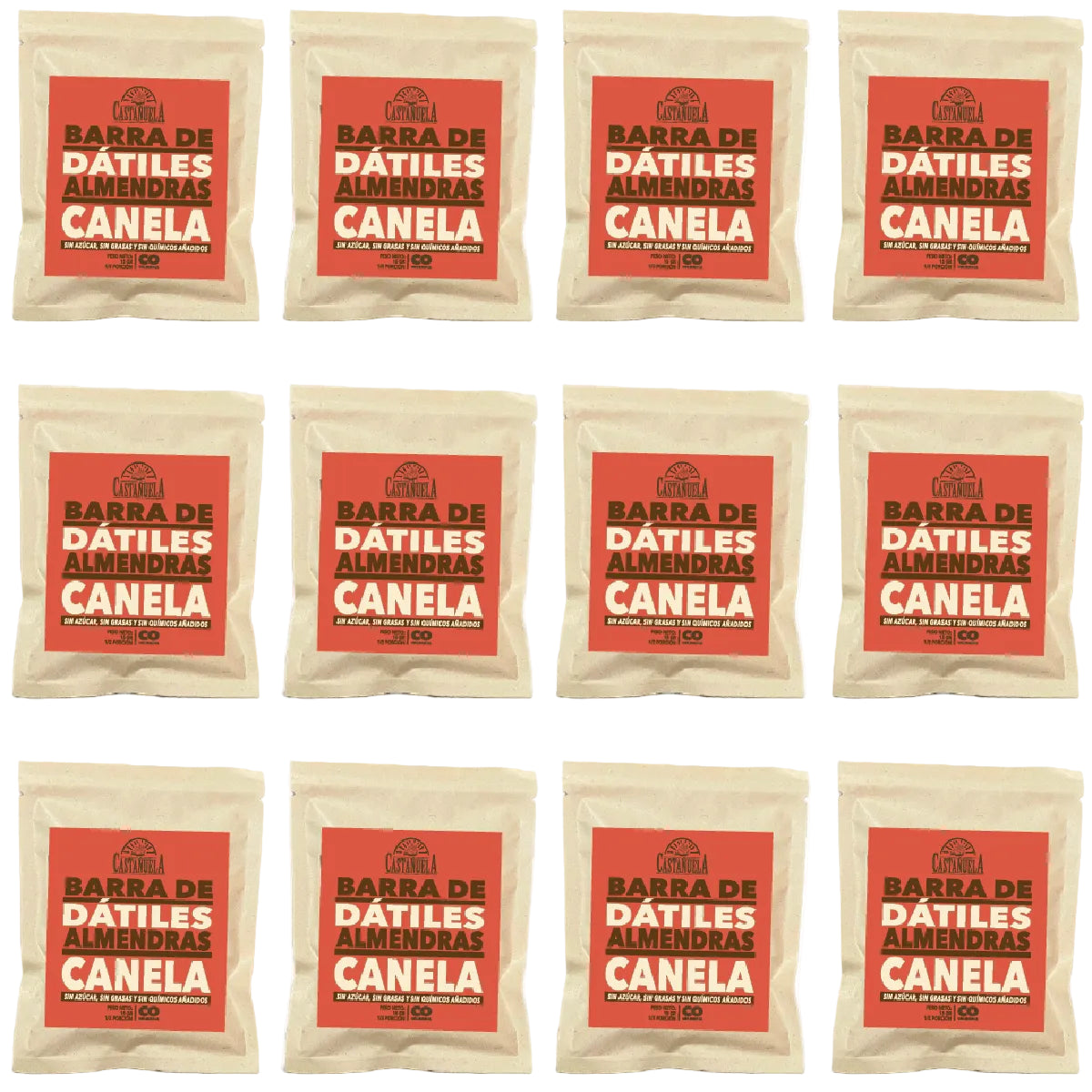 Snack Size Pack – Barra Nueces Canela 15 g x 12 Unidades