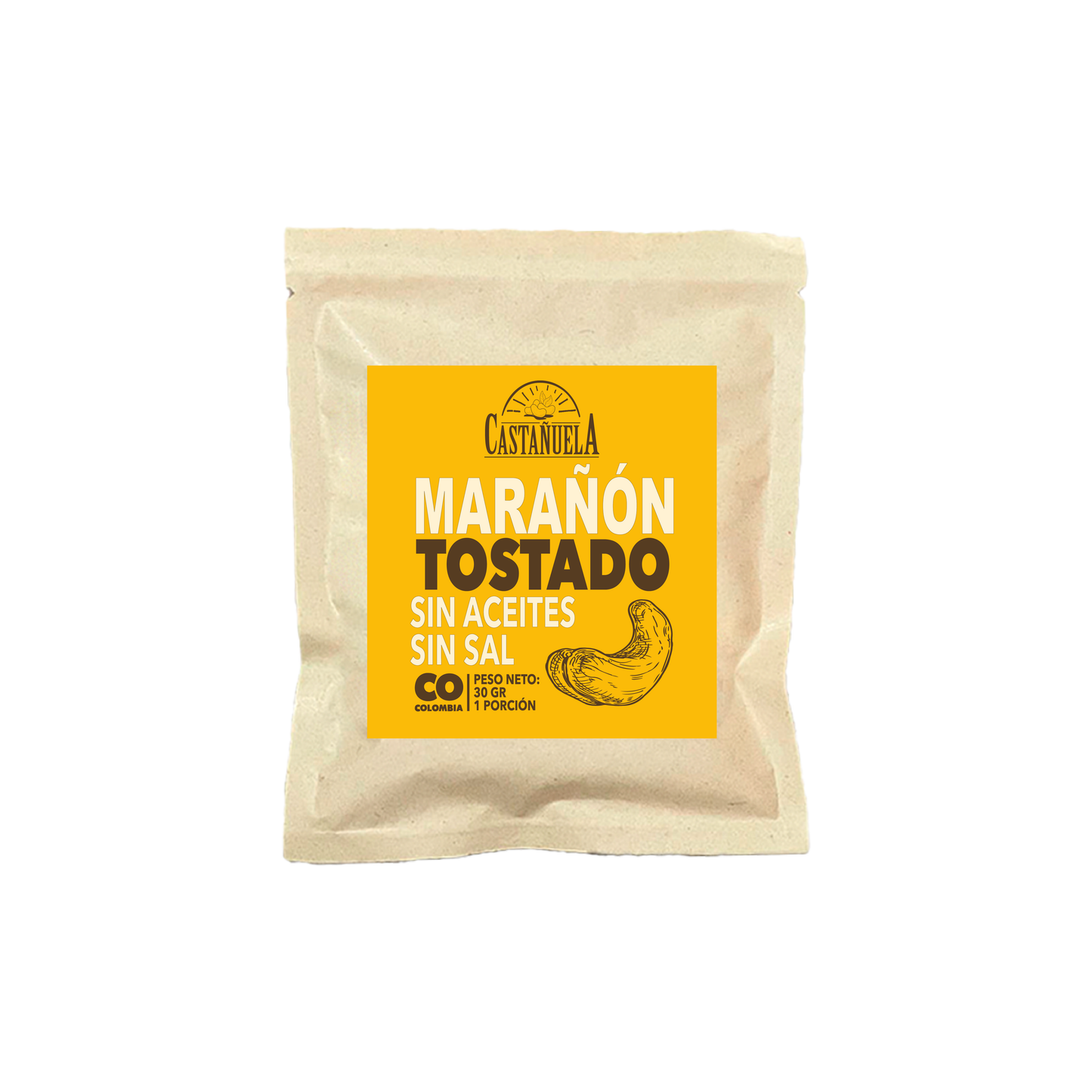 Snack Marañón Tostado x 30 g